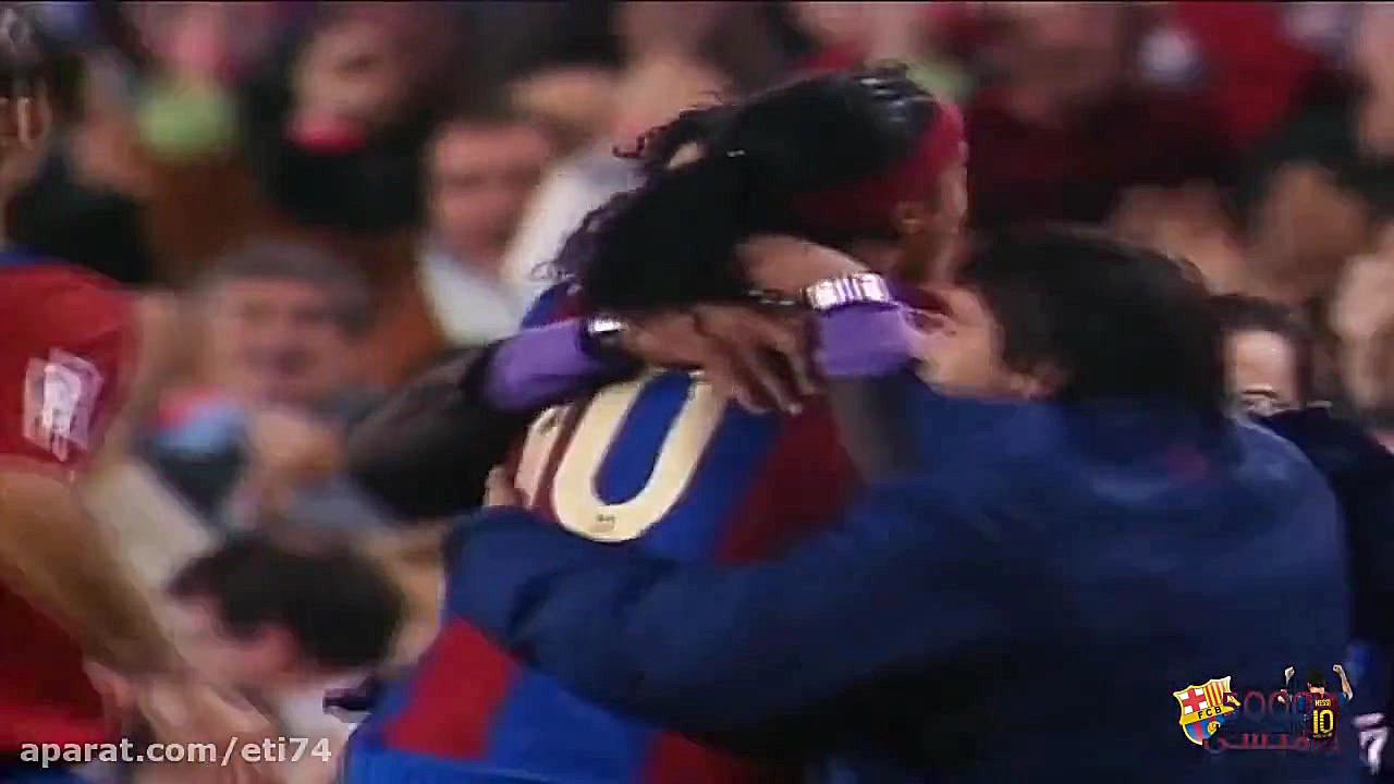 10 گل برتر رونالدینیو در بارسل...