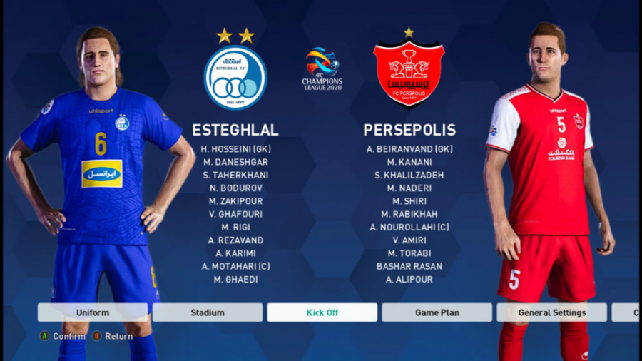 دربی استقلال و پرسپولیس در PES...