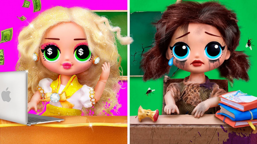 دختر فقیر در مقابل دختر پولدار...