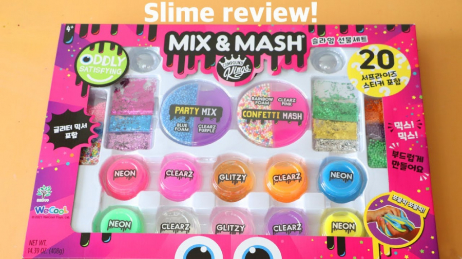 پک اسلایم های شفاف  مخلوط اسلا...