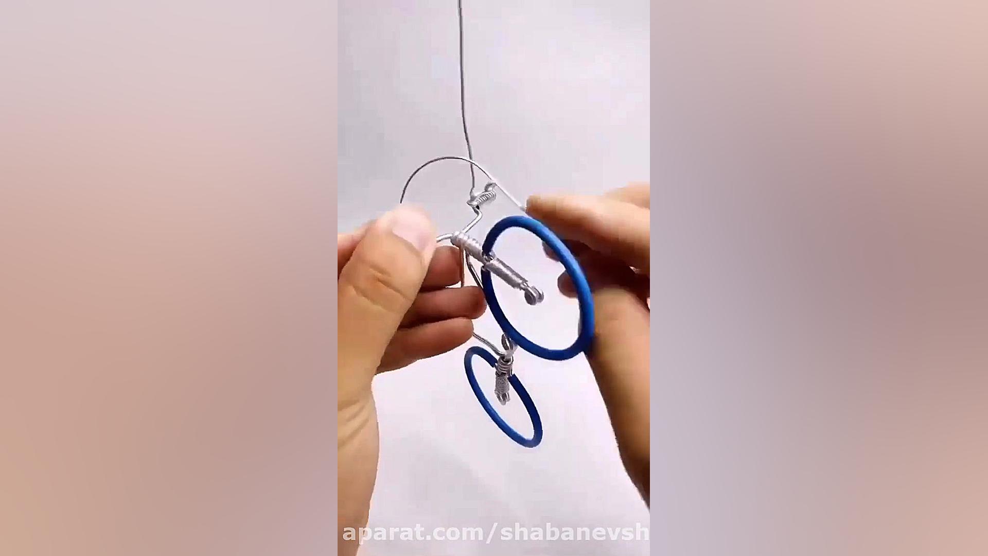 آموزش درست کردن دوچرخه با سیم...