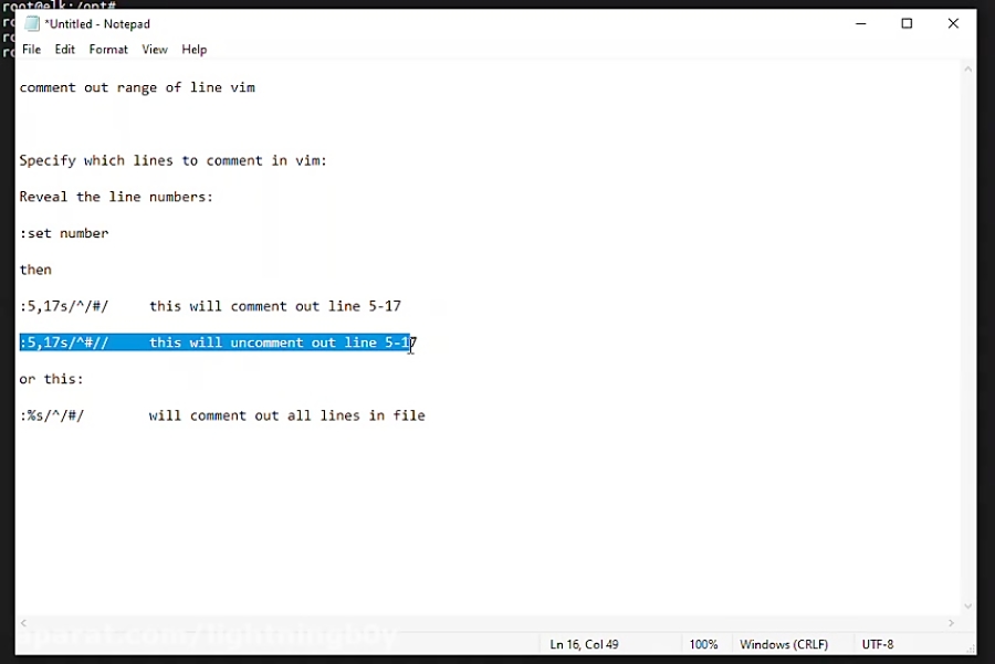 Comment Out Range Of Line Vim comment-out-range-of-line-vim
