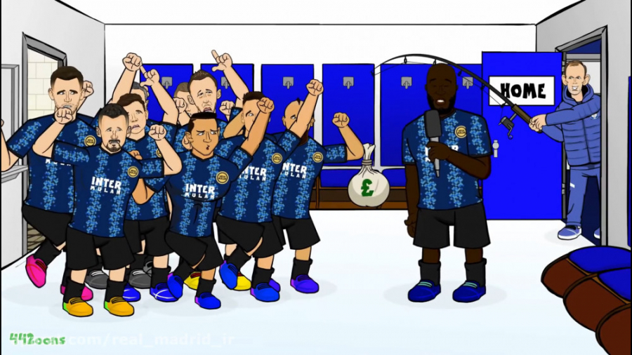 کارتون طنز راه افتادن لوکاکو ب...