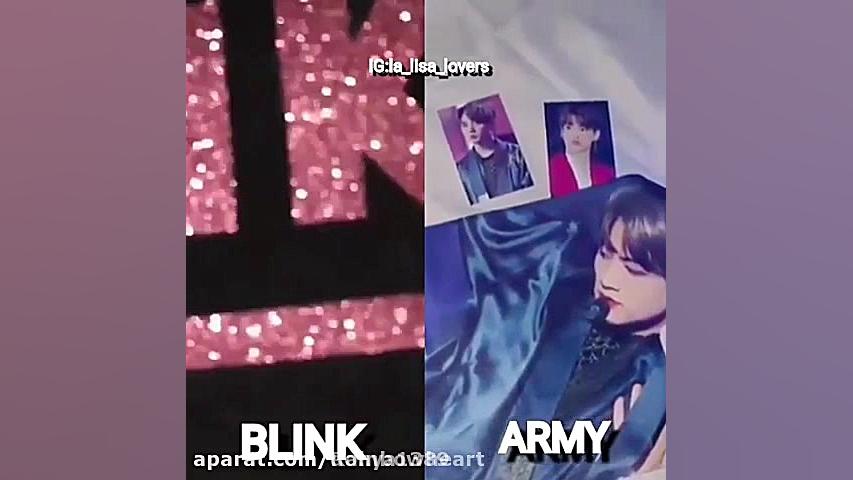 بی تی اس و بلک پینک ها کپ