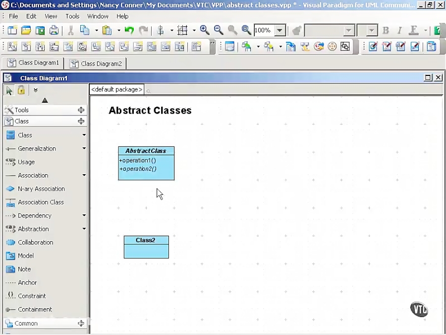 5-1. Abstract Classes and Operations