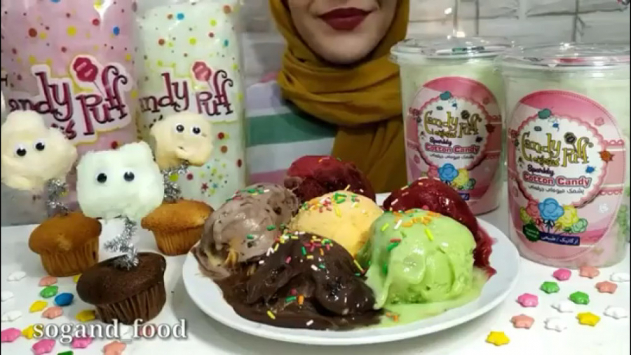 سوگند فود خوردن پشمک و چیزای ج...