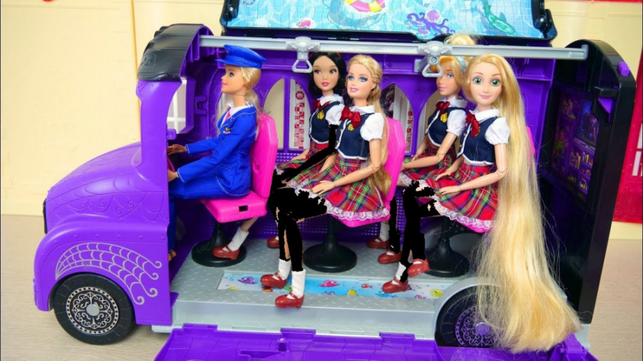 سریال باربی و راپنزل  روتین صب...