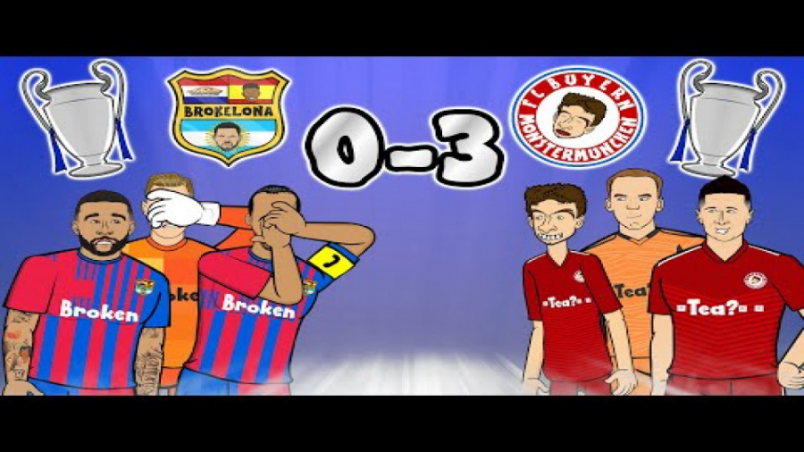 انیمیشن طنز بازی بایرن مونیخ (...