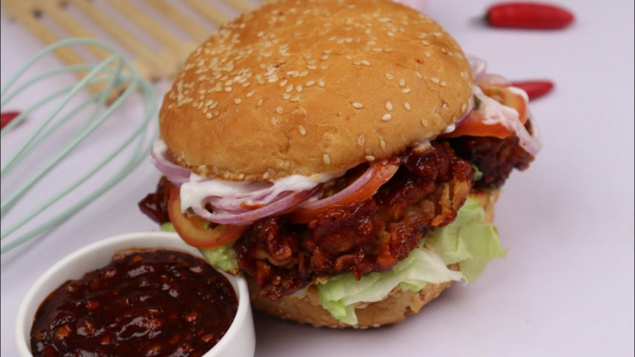 طرز تهیه برگر خانگی:: آموزش آش...