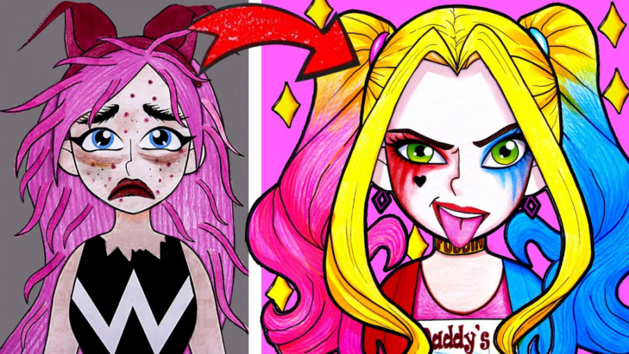 ایده های کارتونی هارلی کویین