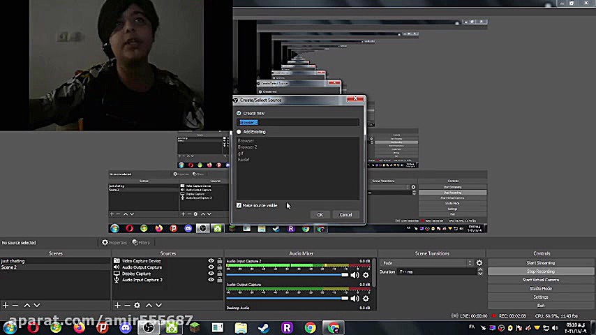 اموزش گذاشتن هدف و گیف دونیت ر...