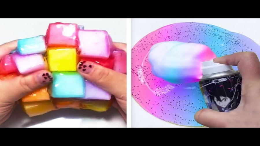 اسلایم بازی جدید:: اسلایم رنگی...