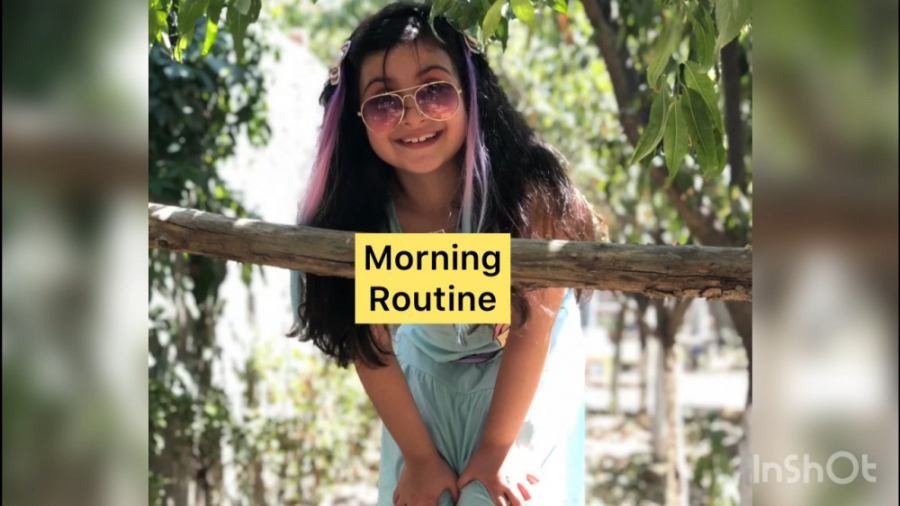 مرنینگ روتین وی وی در باغ