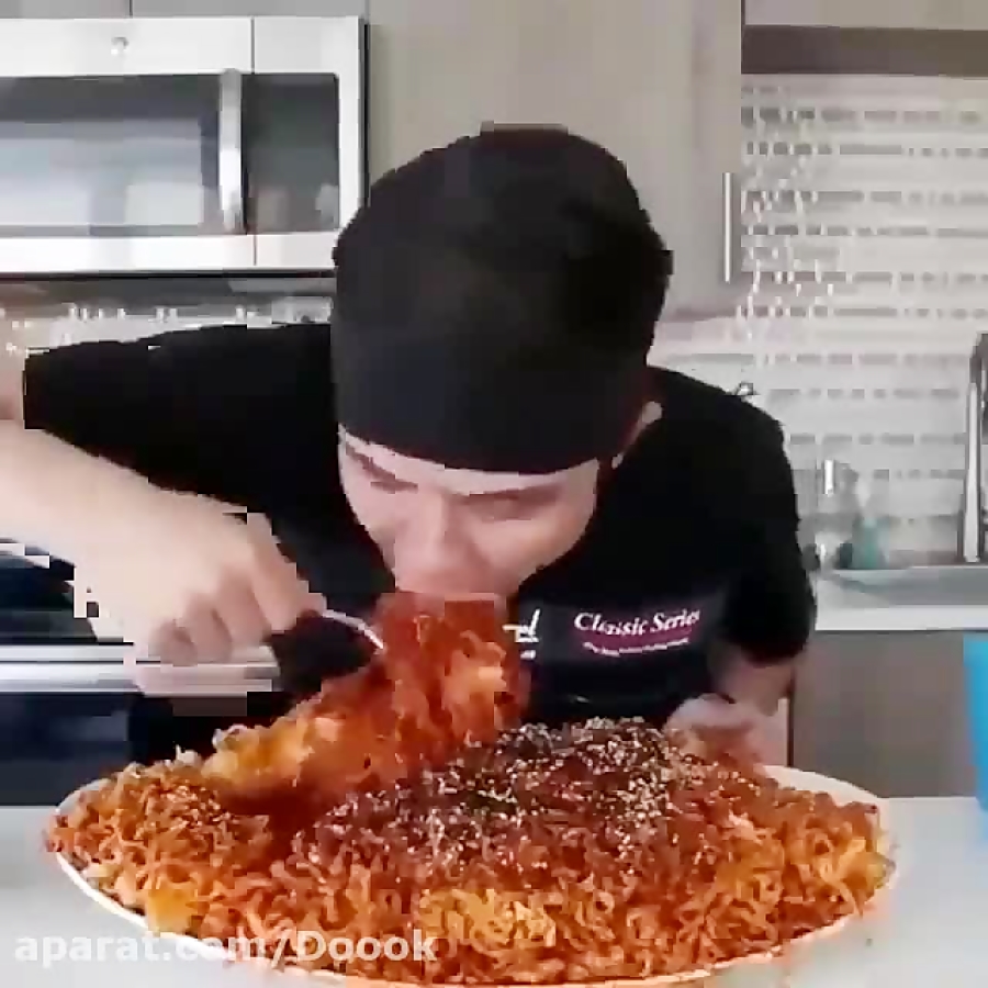 اسمر فود نودل تند ترین نودل دن...