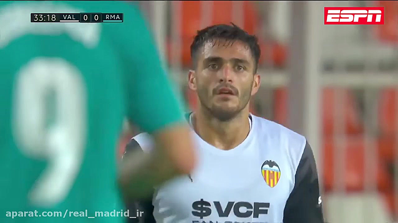 خلاصه بازی والنسیا 1 2 رئال ما...