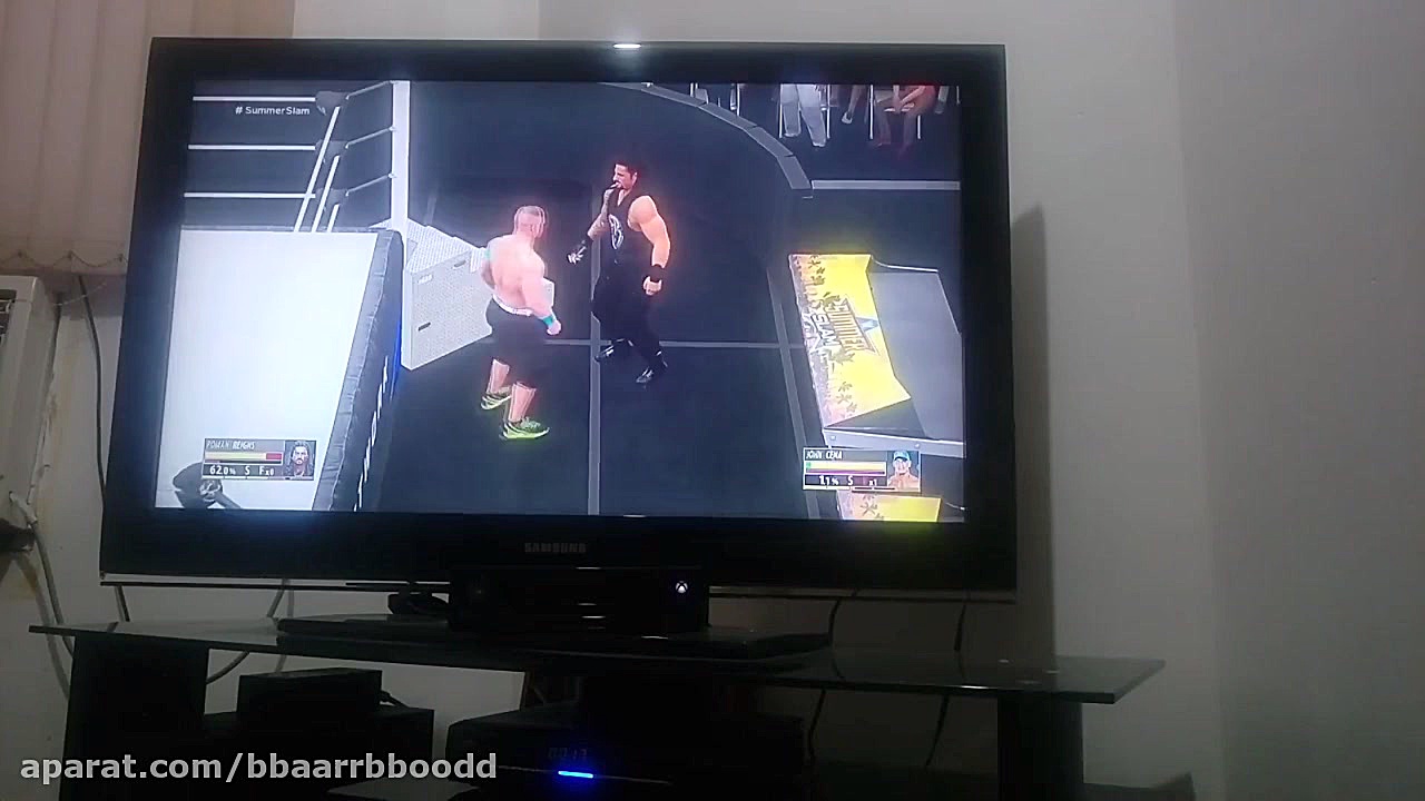 مسابقه جان سینو و رومن ریمز در...