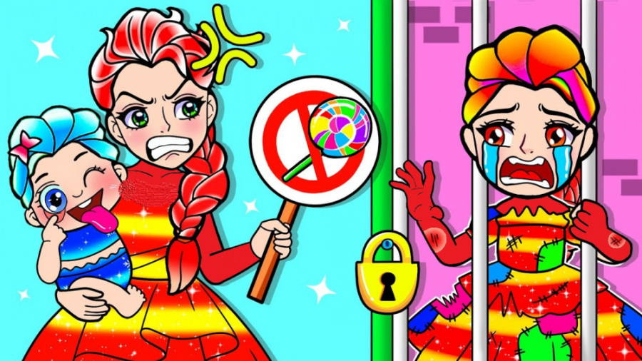 ایده های کارتونی  پرنسسی  السا...