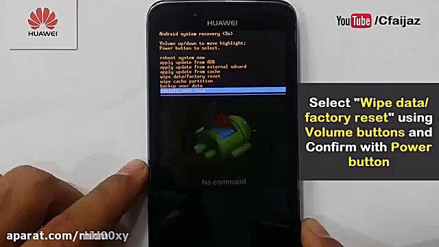 روش فلش زدن گوشی هواویی