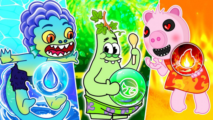 پاتریک و چالش سبز قرمز ابی