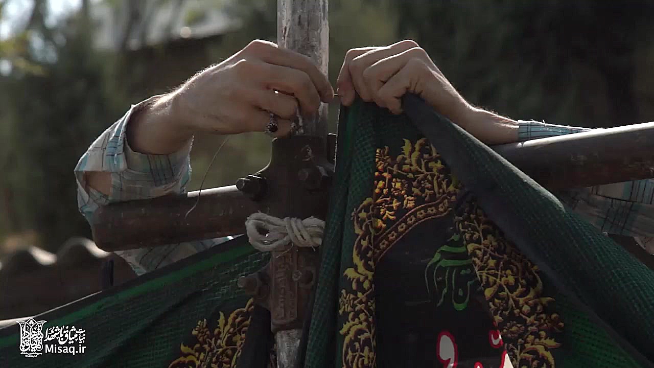 آماده سازی هیأت میثاق با شهدا...