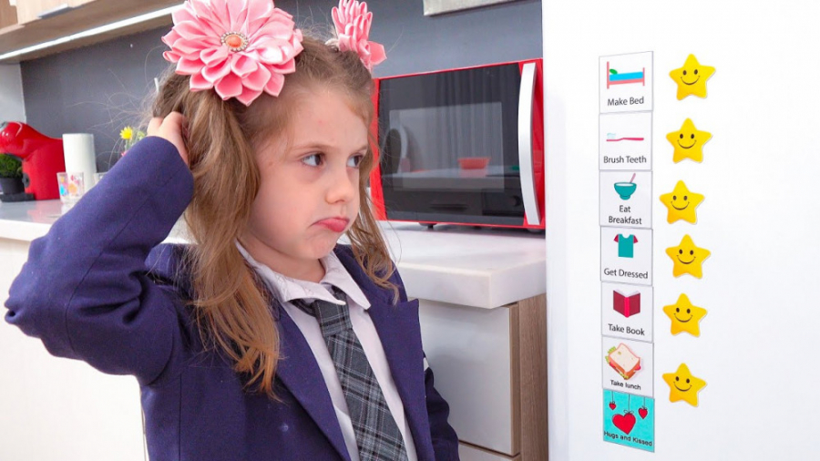 ایوا و مامان  روتین روزانه مدر...