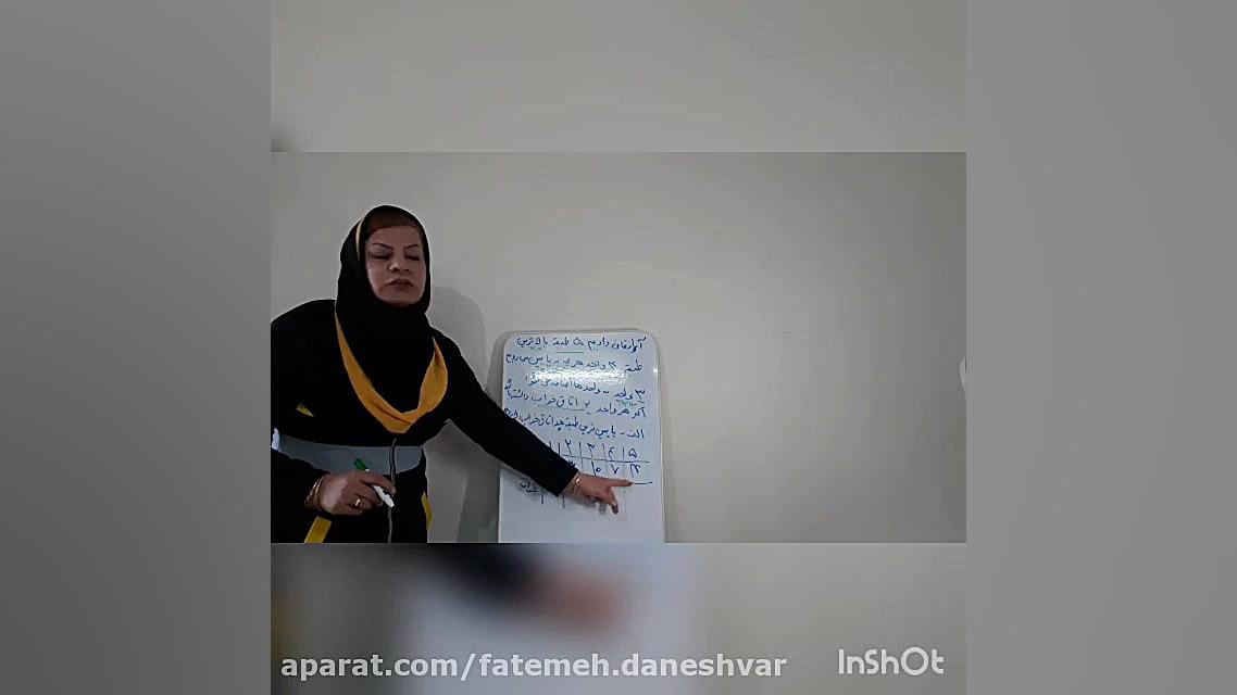 ریاضی سوم . تدریس مسایل اپارتم...