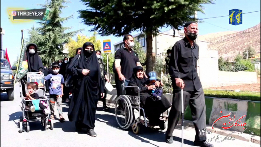 پیاده روی جاماندگان اربعین حسی...