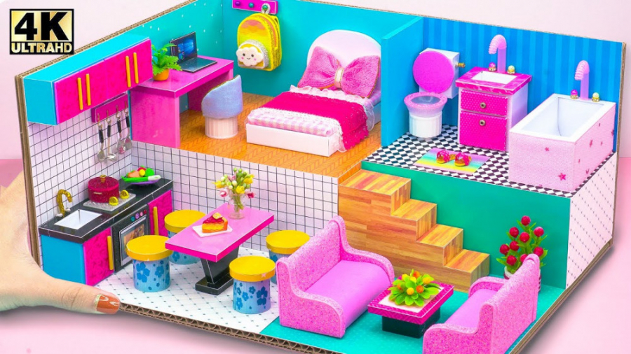 ساخت خانه مینیاتوری با ۱ اتاق...