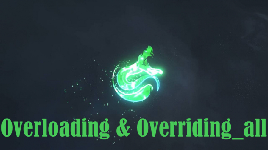 overloading overriding in python