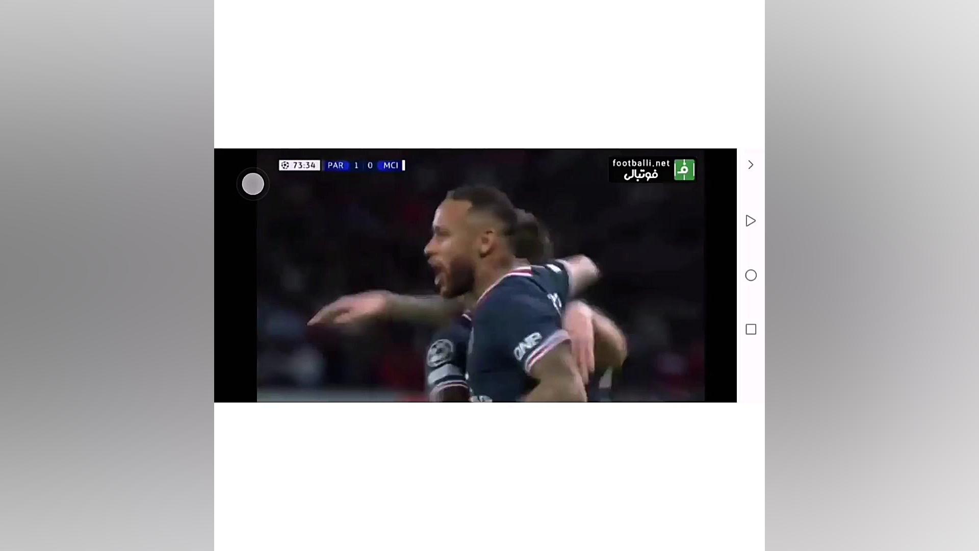 اولین گل مسی برای پاری سن ژرمن