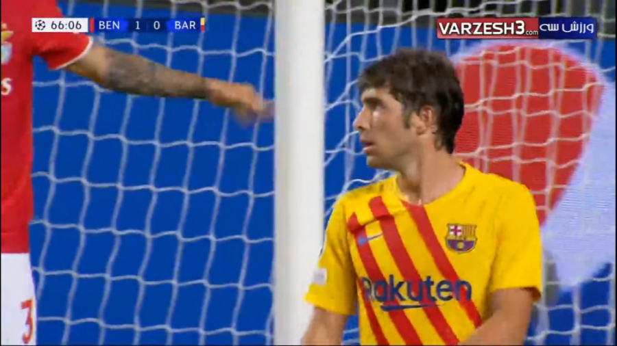 خلاصه بازی بارسلونا بنفیکا