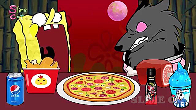 چالش 100 لایه ای باب اسفنجی و...