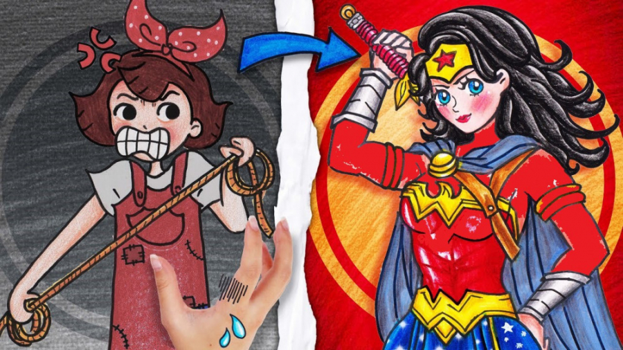 ایده های کارتونی باربی واندروم...