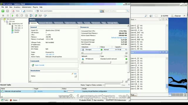 How to configure a vMotion e