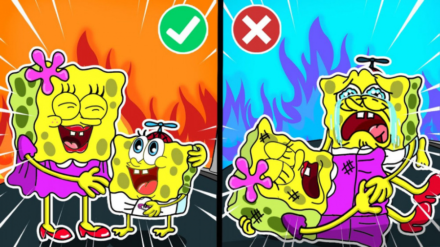 ایده های غم انگیز باب اسفنجی...