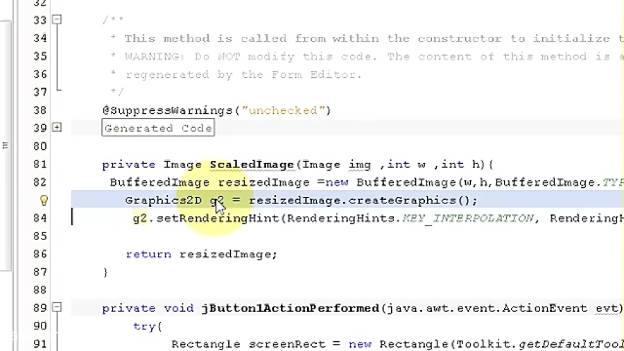 رابط کاربری جاوا در Netbeans:...
