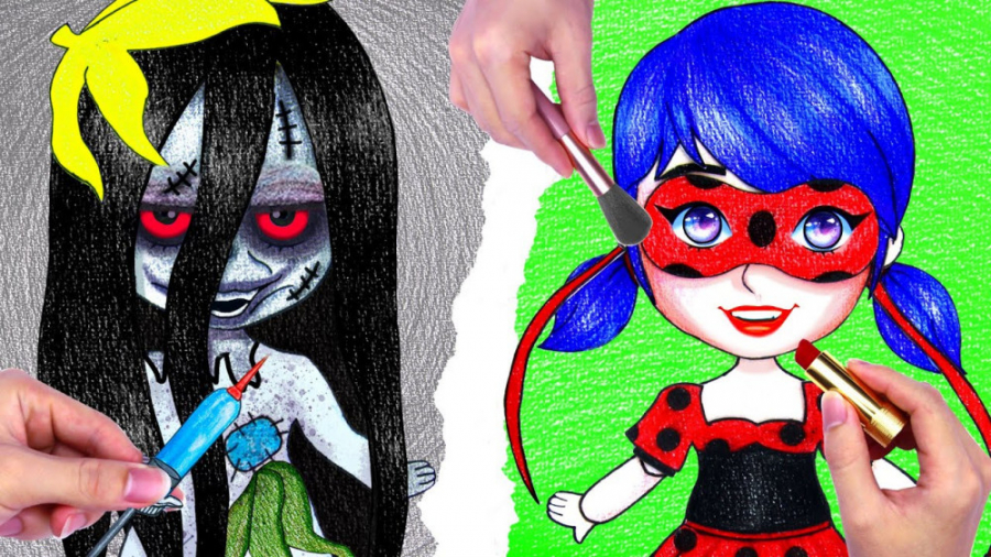 ایده های کارتونی باربی لیدیباگ...