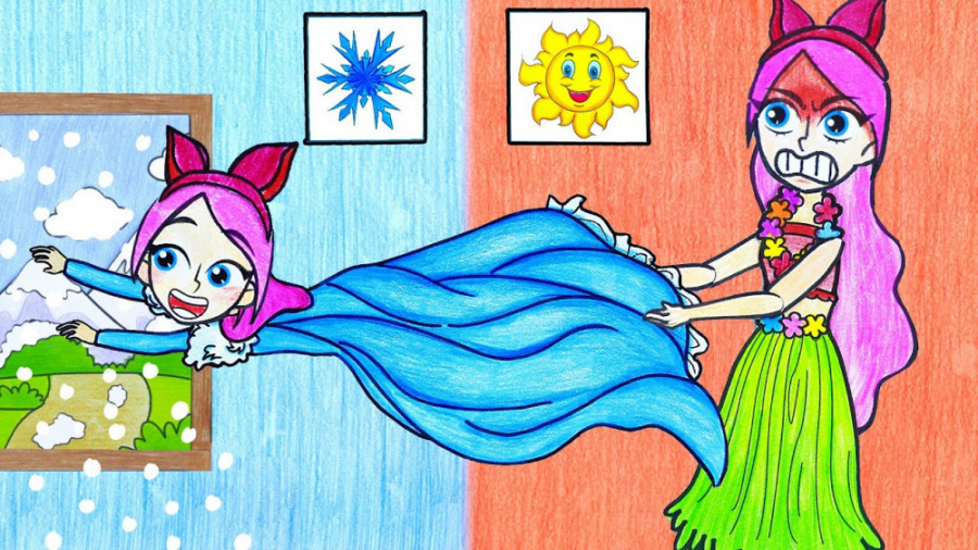 ایده های کارتونی  گرمایی سرمای...