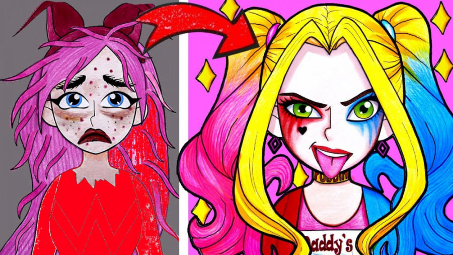 ایده های کارتونی هارلی