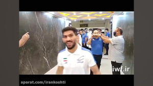 بدرقه تیم ملی کشتی فرنگی به رق...