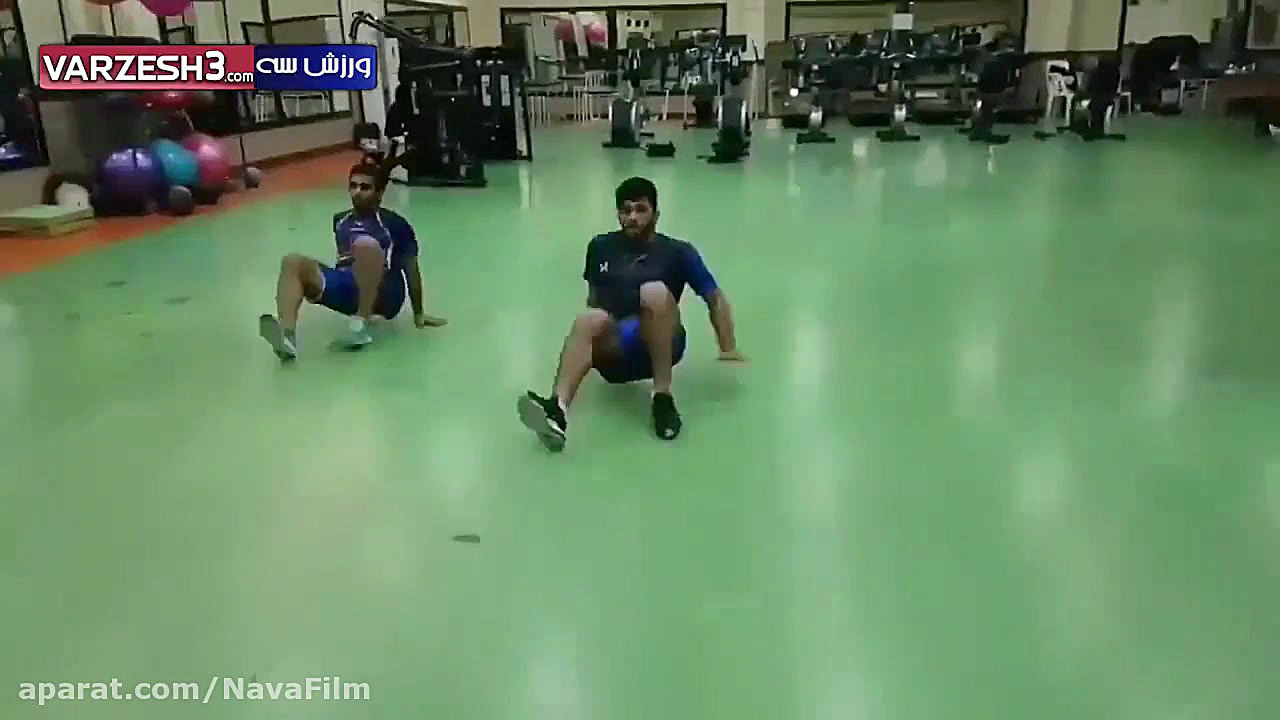 فیلمی جذاب از تمرینات سخت حسن...