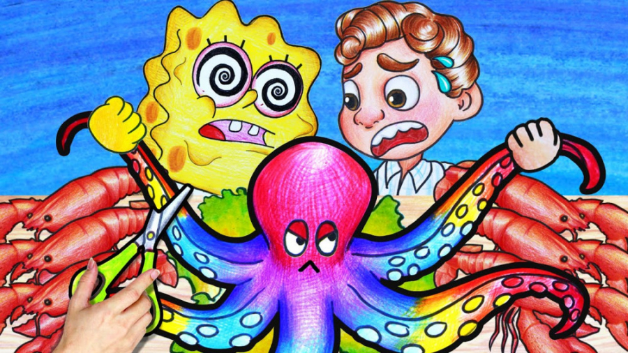 چالش باب اسفنجی و لوکا و پاتری...