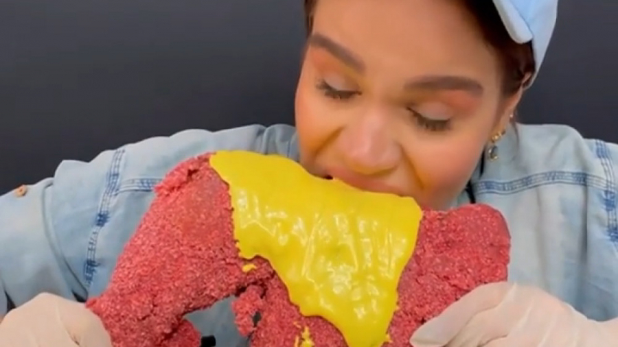 سوگند فود  چالش خوردن مرغ سوخا...