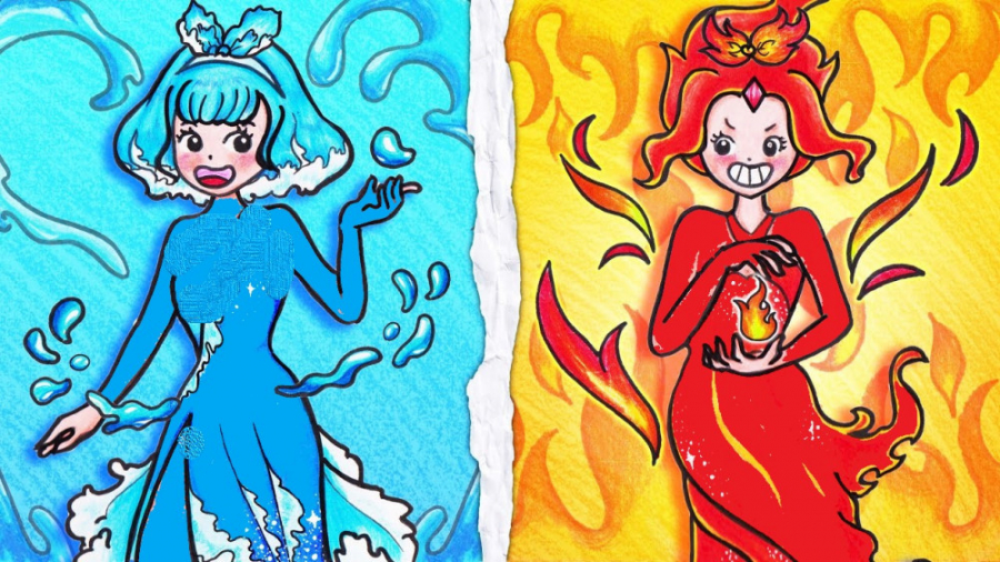 ایده های کارتونی:::پرنسس آتش و...