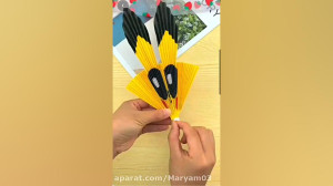 کاردستی با کاغذ رنگی