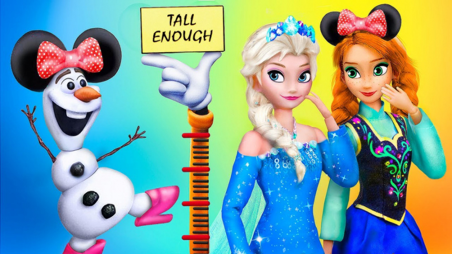 آنا و السا در دیزنی لند ، بازی...