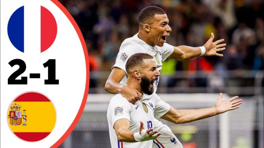 خلاصه بازی فرانسه 2 1 اسپانیا...