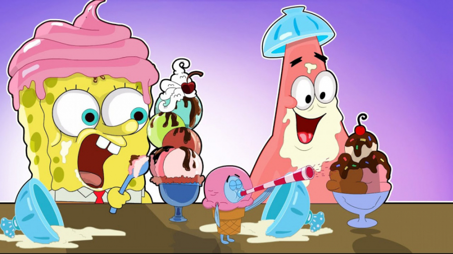 چالش بستنی باب اسفنجی و پاتریک