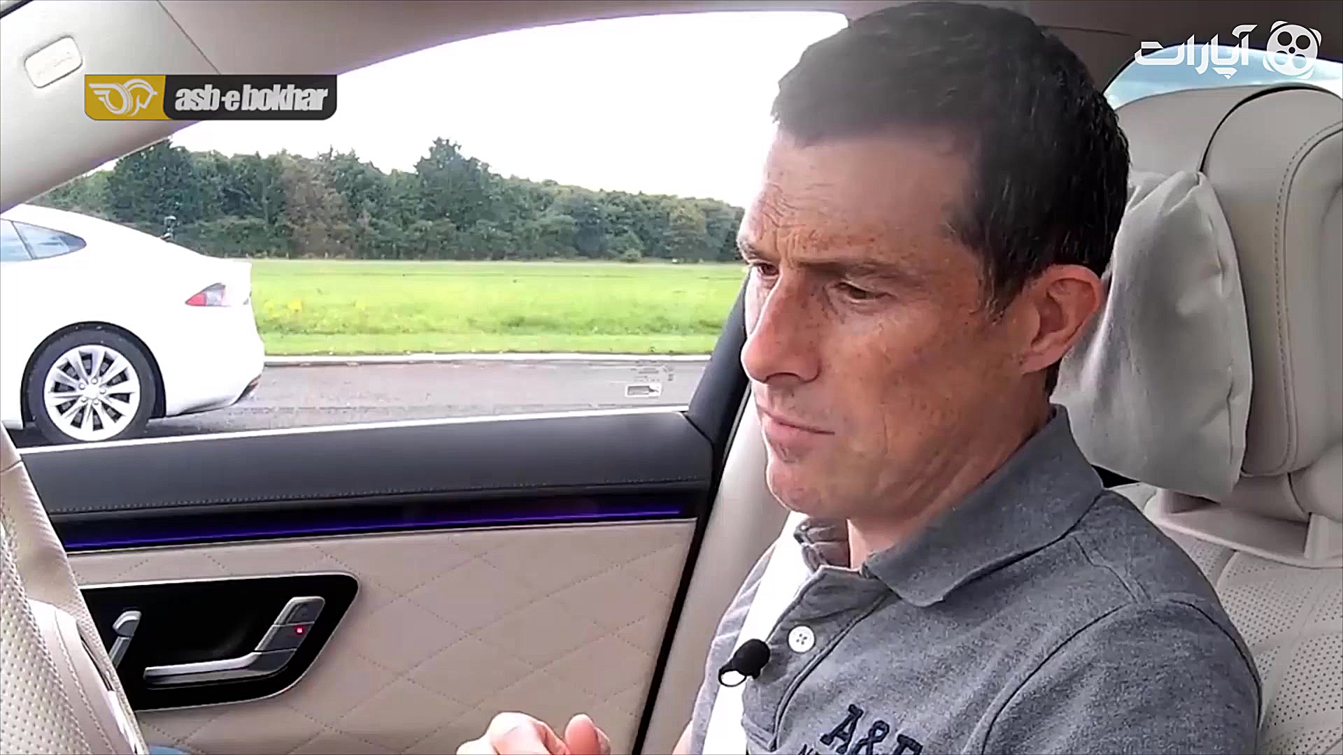 درگ تسلا مدل S با مرسدس بنز کل...