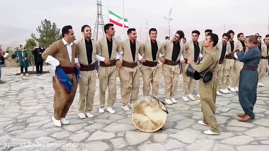 رقص کردی  رقص زیبای کردی با آه...